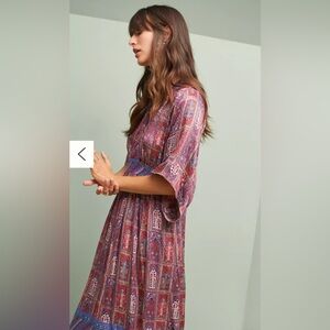 Anthropologie Tiny planet Omina kimono dress